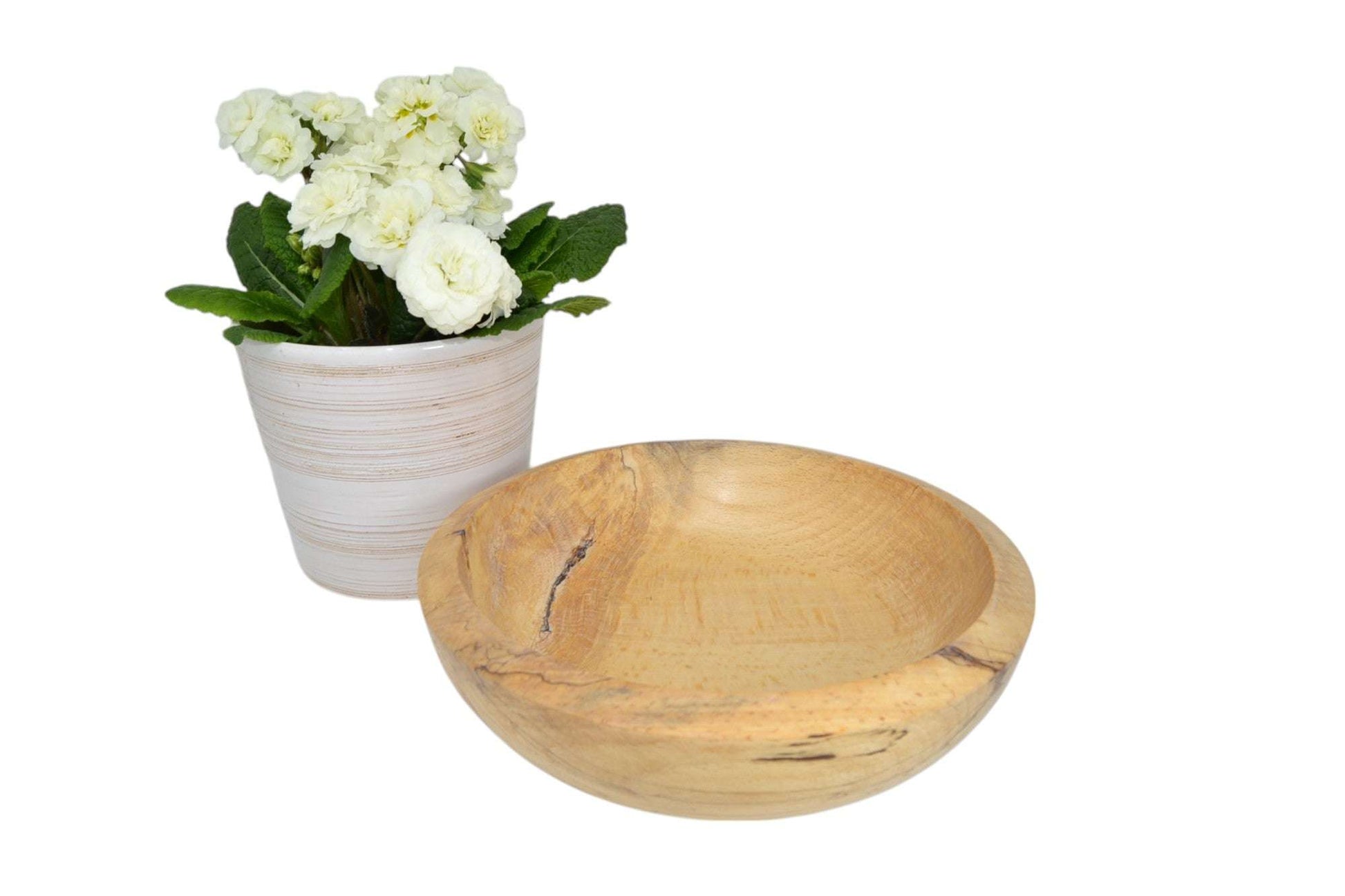 Holzschale aus gestockter Buche