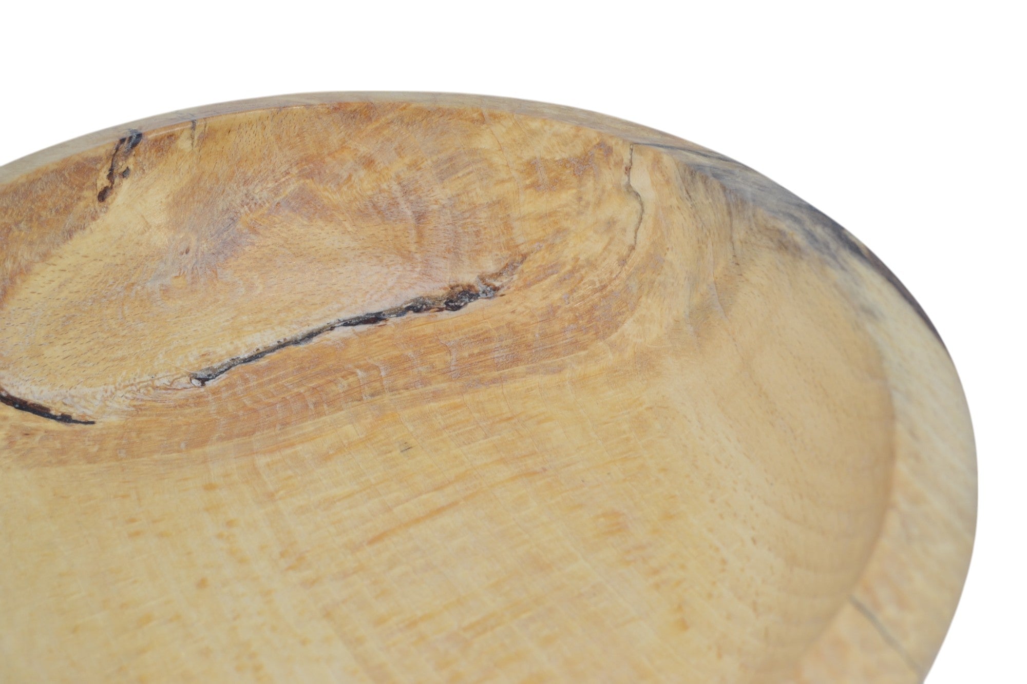 Holzschale aus gestockter Buche
