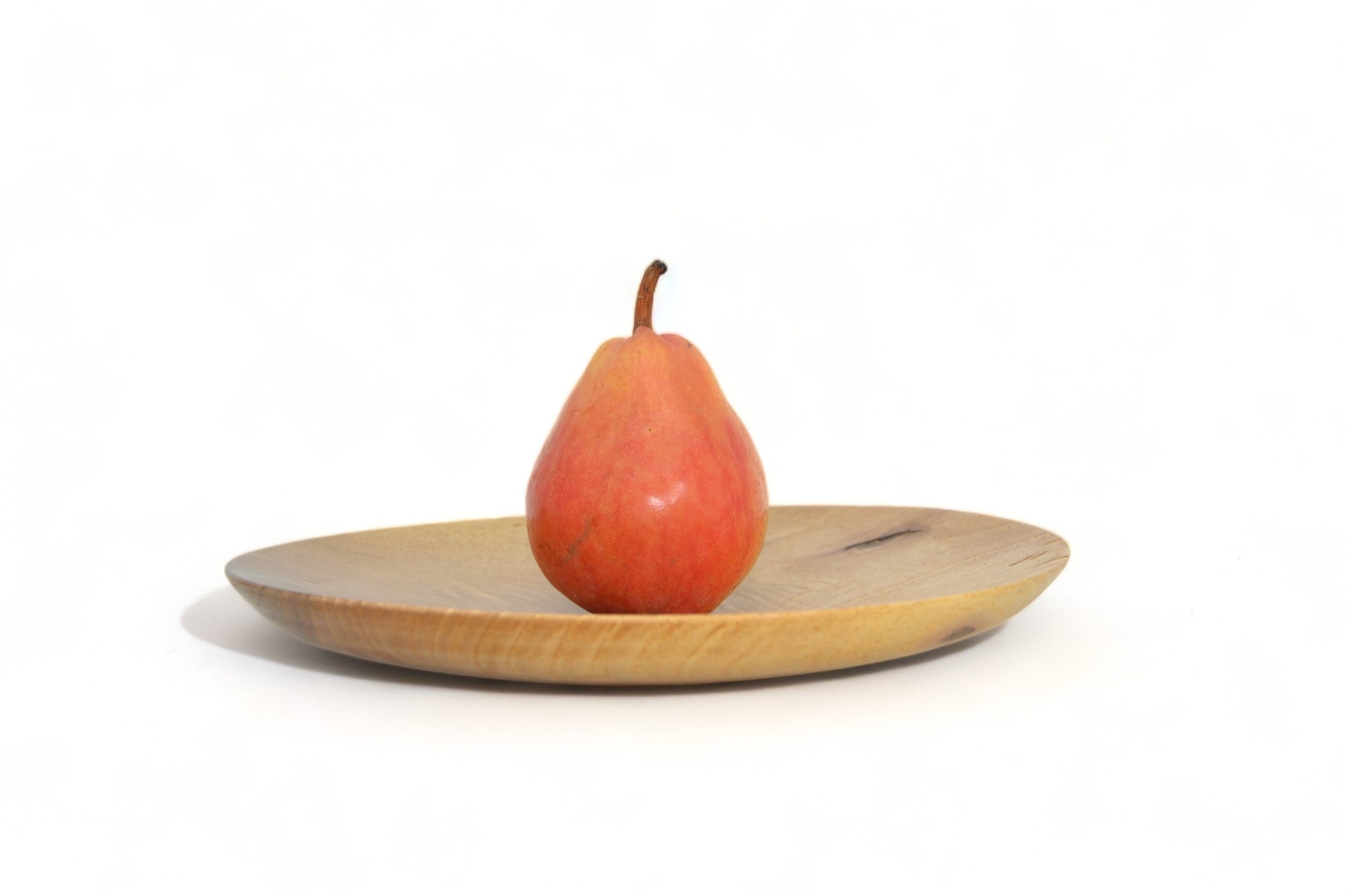 Flasche Holzschale aus Walnuss