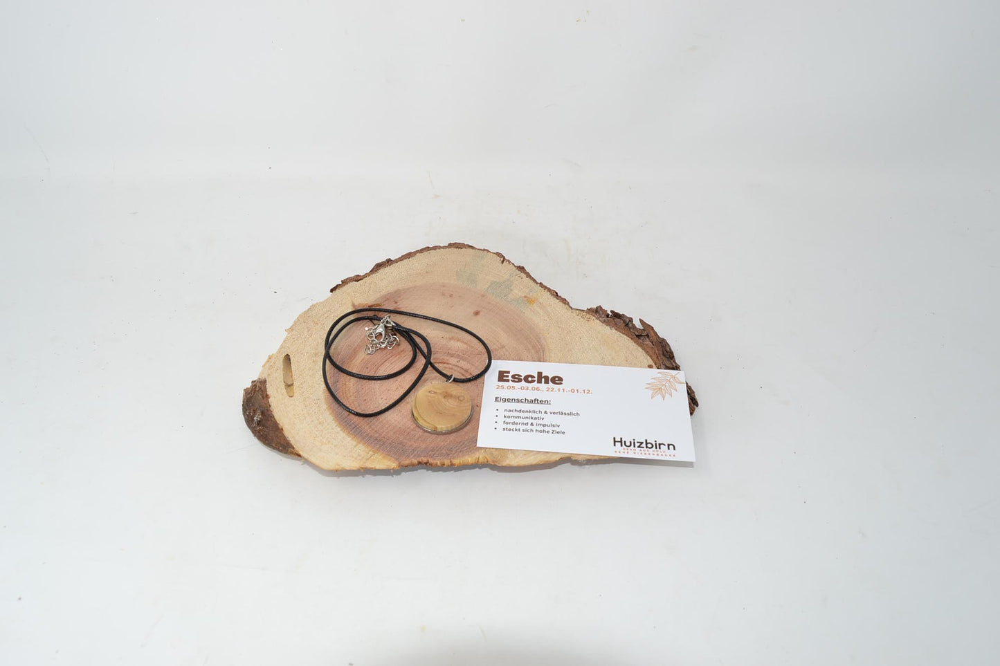 Holz Halskette "Lebensbaum Esche"