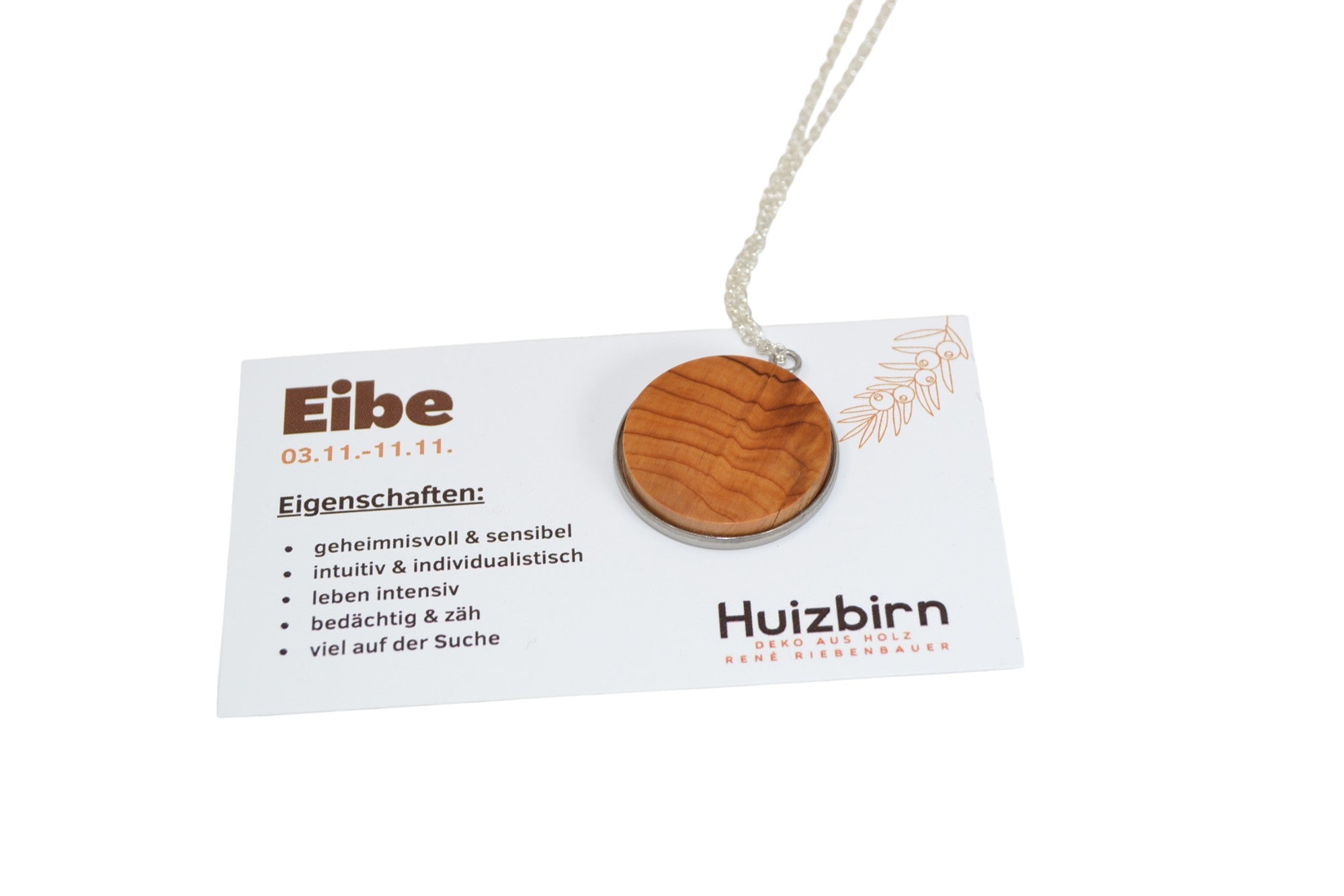 Holzschmuck Lebensbaumschmuck Eibe