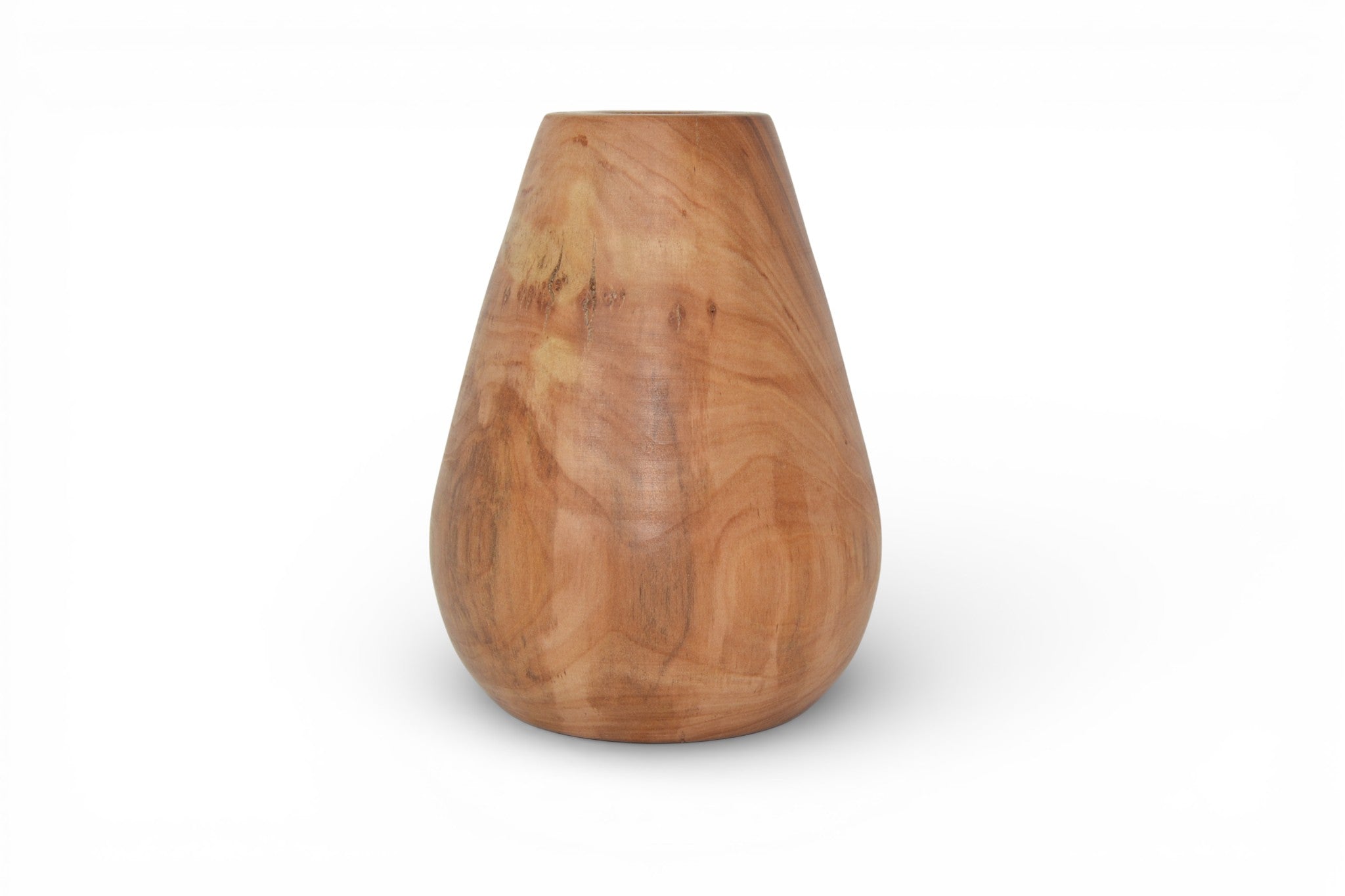 Holzvase Apfel 14 cm