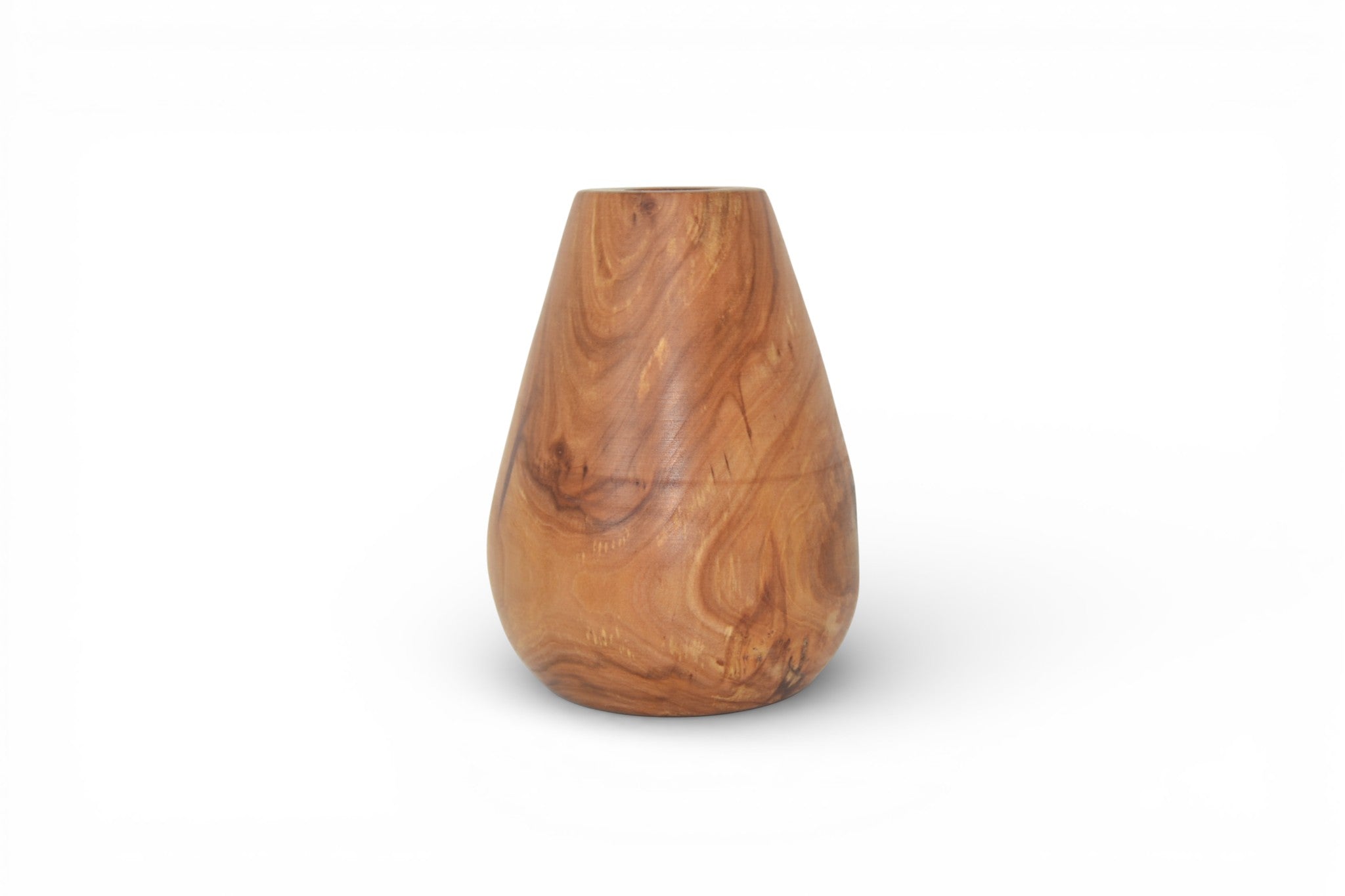 Holzvase Apfel 14 cm