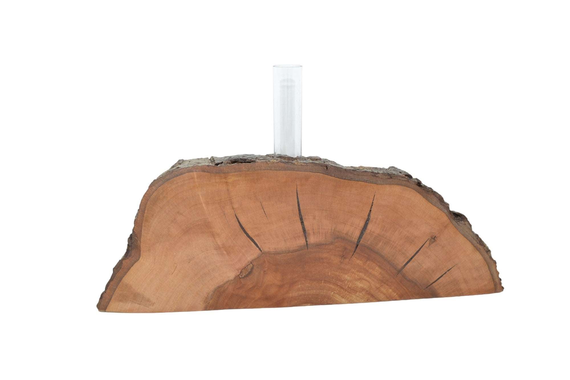 Holzvase aus Apfelholz