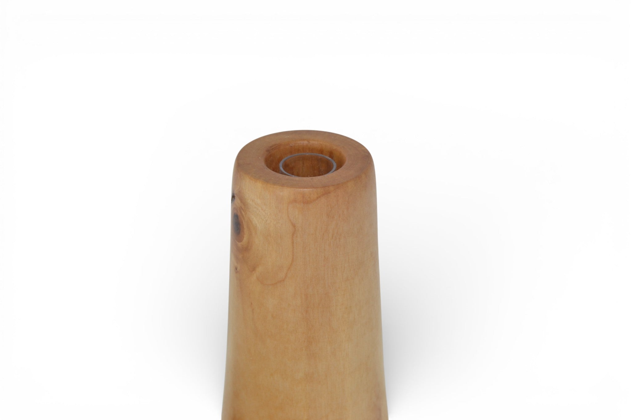Holz Blumenvase Birke 70 cm Handarbeit