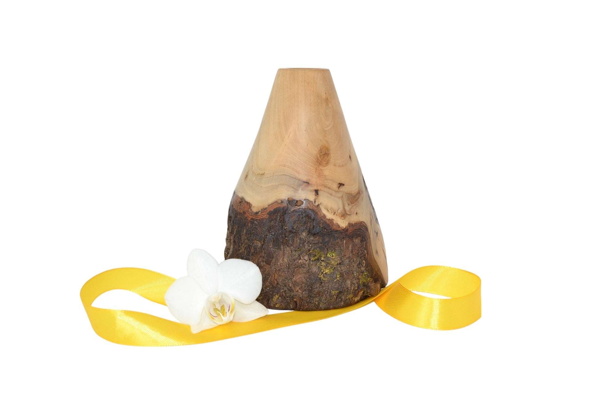 Holzvase aus Birnenholz