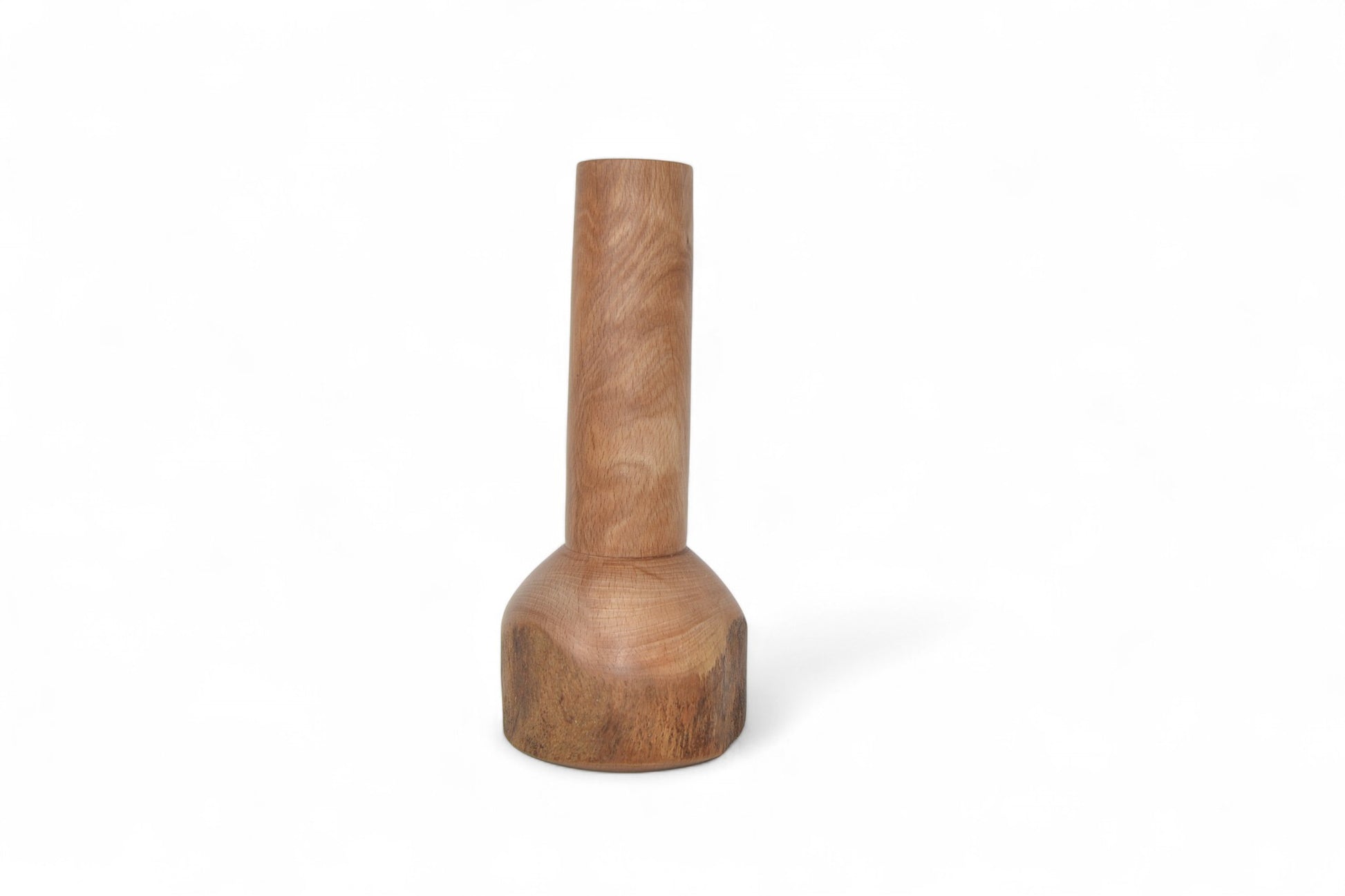 Holzvase Buche 20 cm