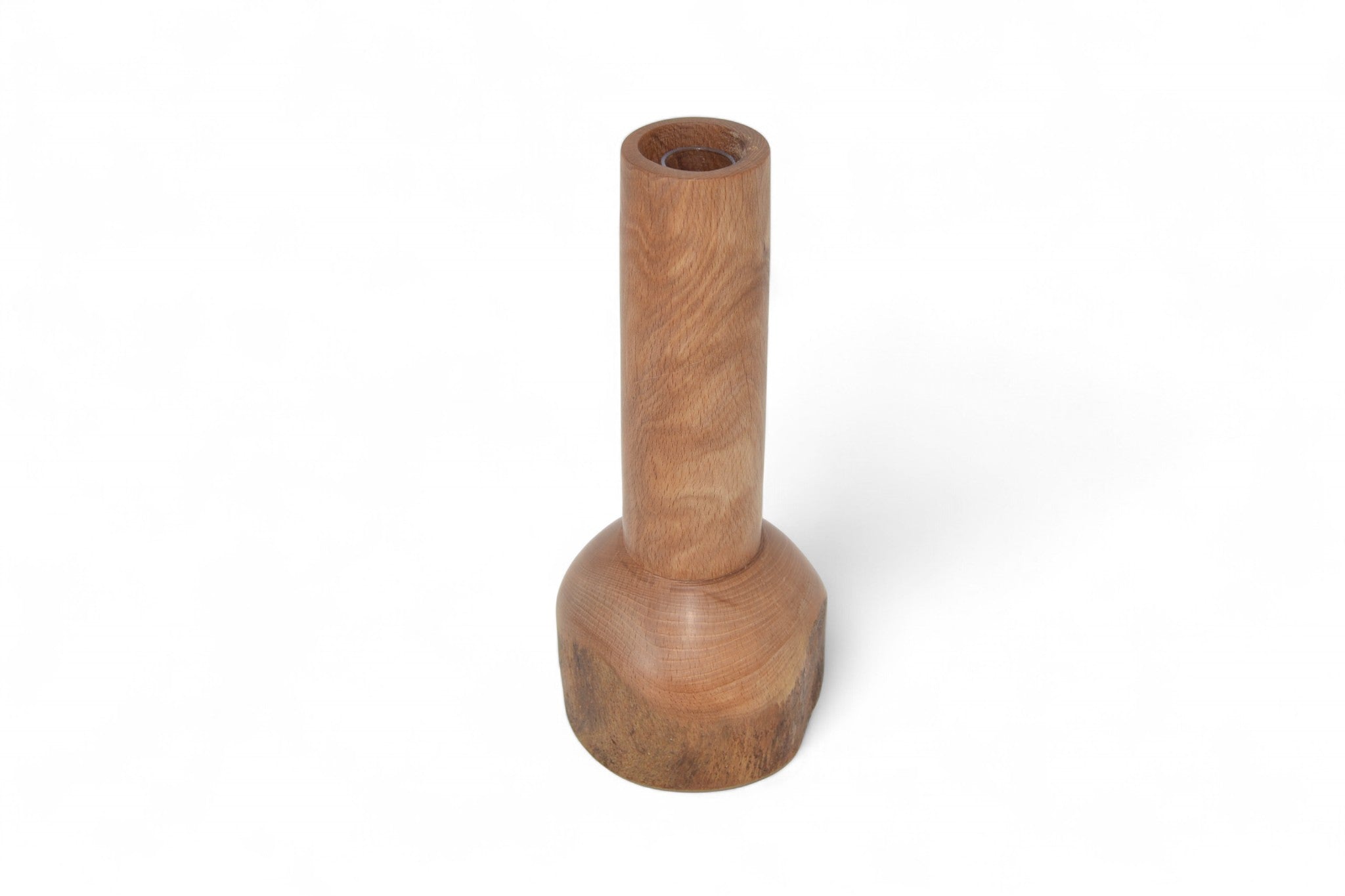 Holzvase Buche 20 cm