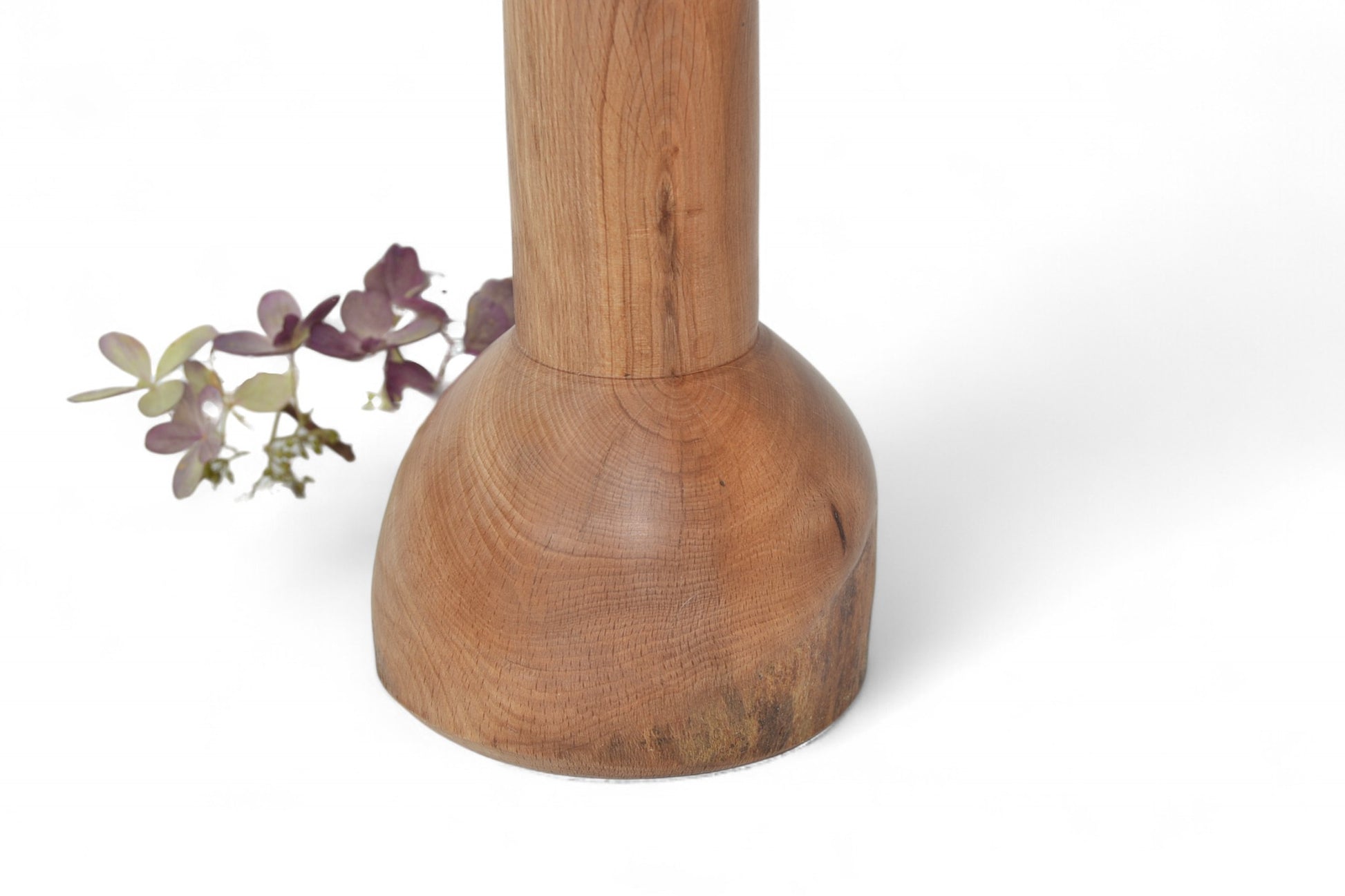 Holzvase Buche 20 cm