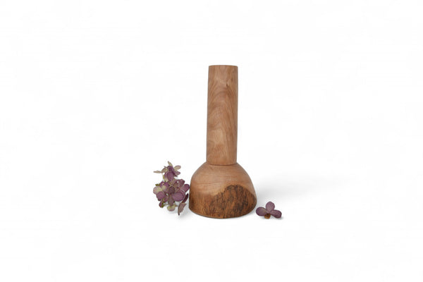Holzvase Buche 20 cm