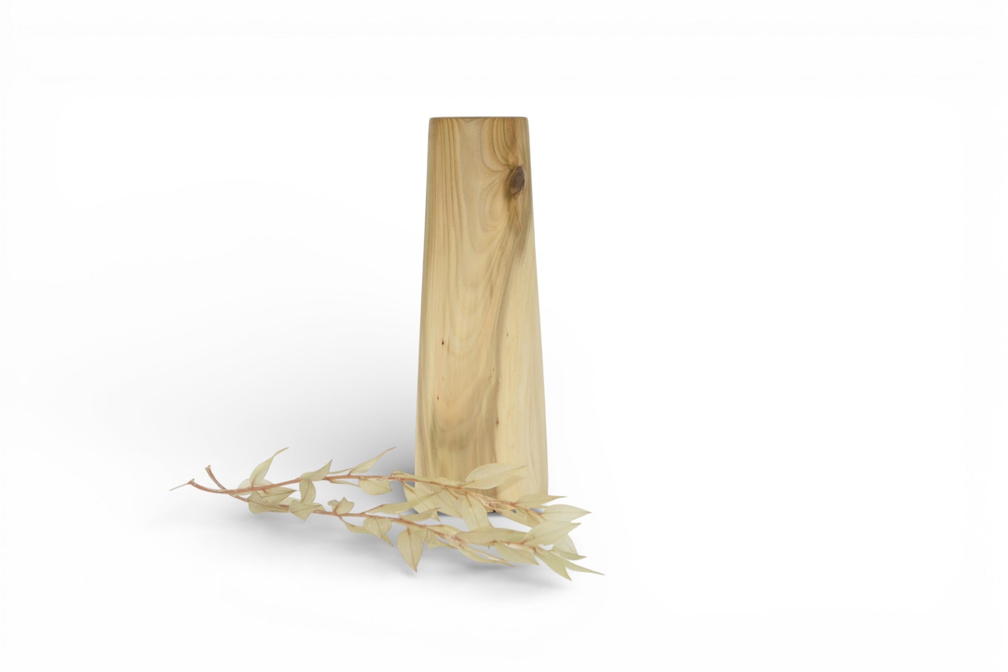 Holzvase aus Lebensbaum Holz