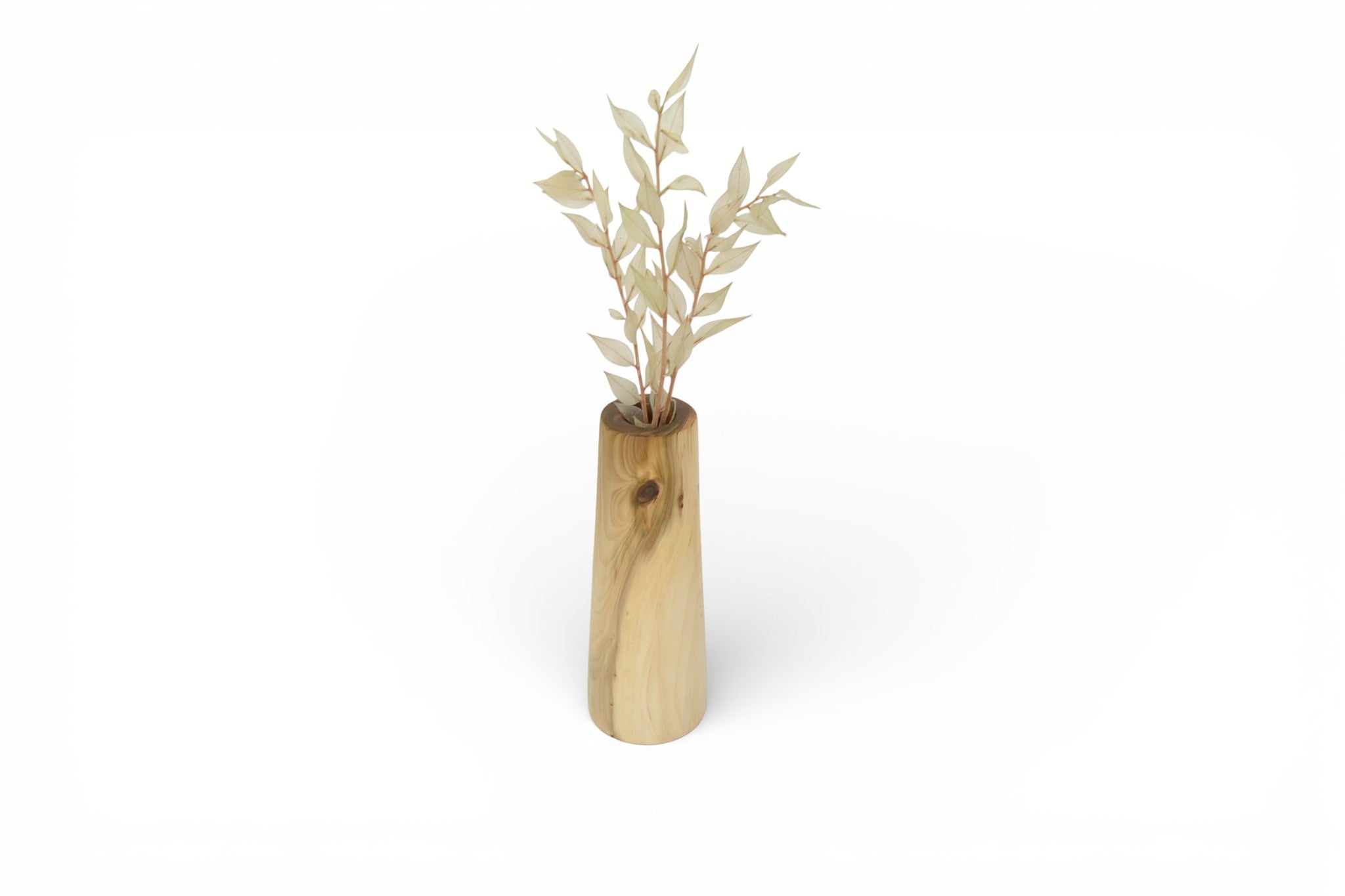 Holzvase aus Lebensbaum Holz