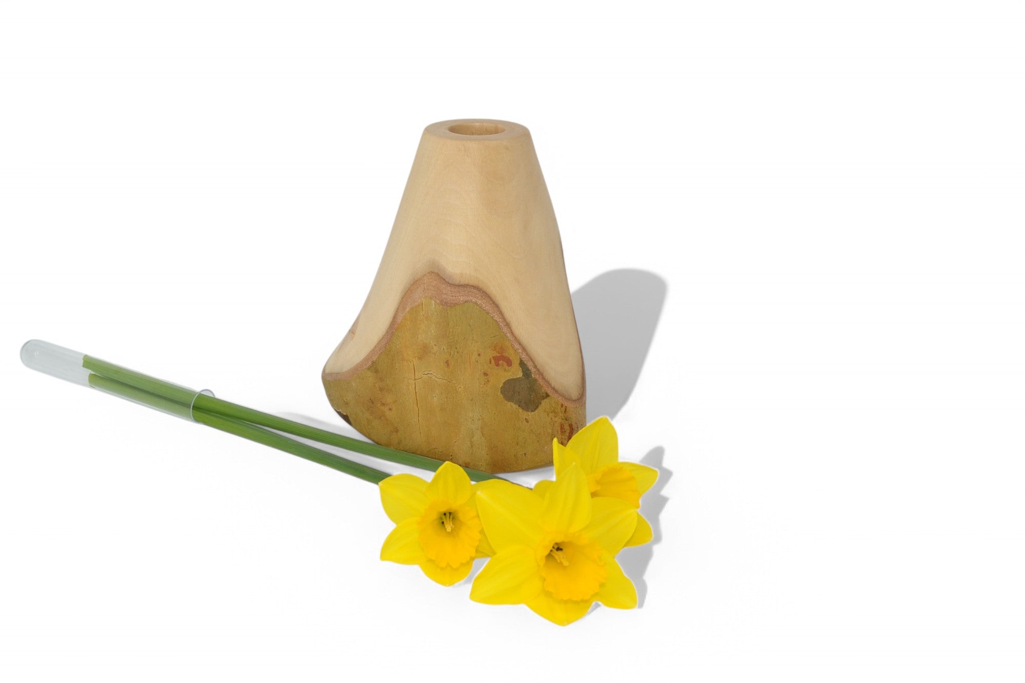 Holzvase aus Platane