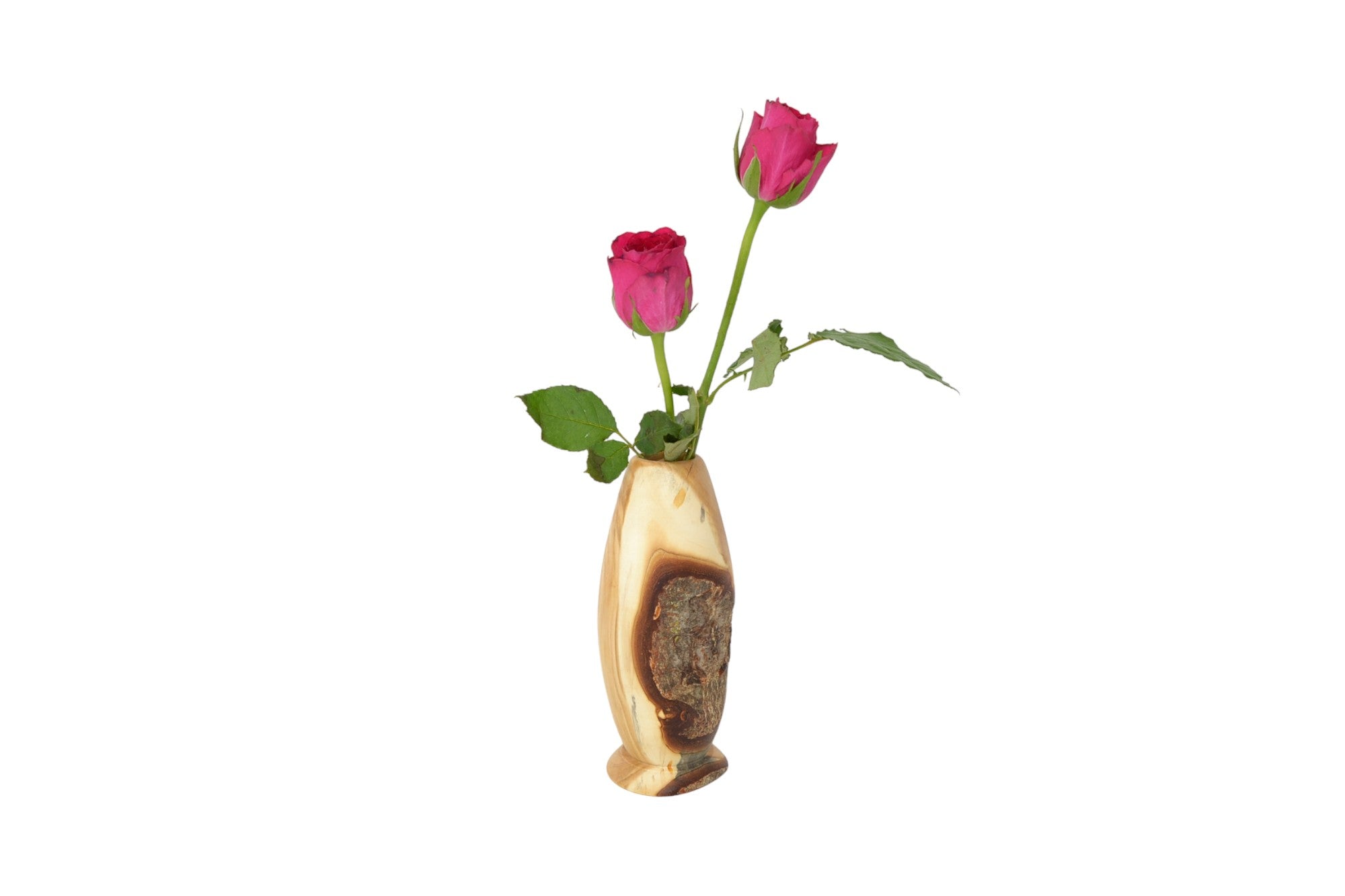 Holzvase aus Rosskastanie