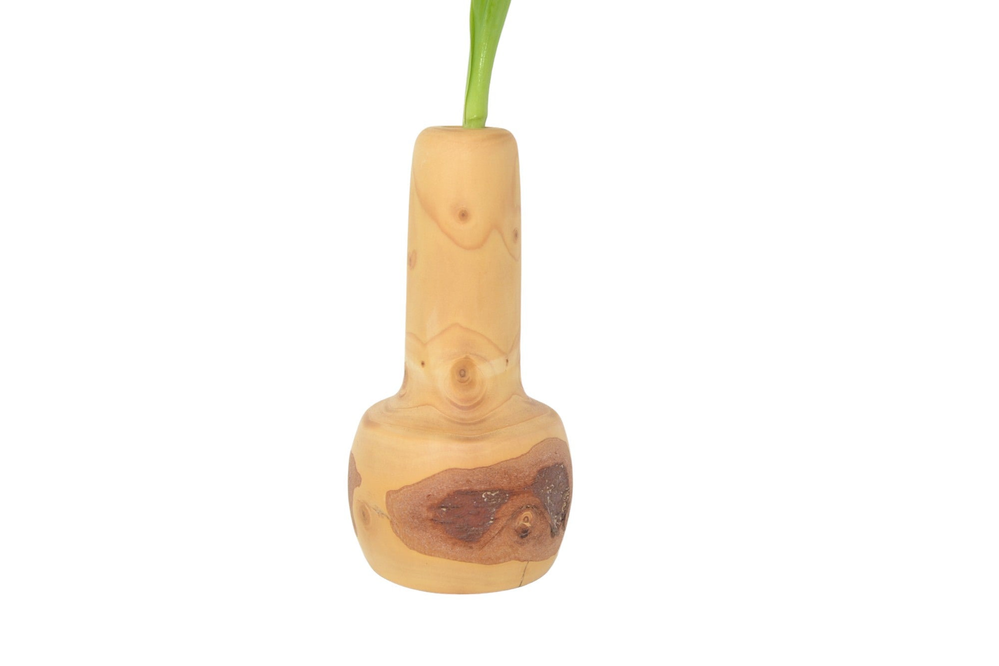 Holzvase aus Tannenholz