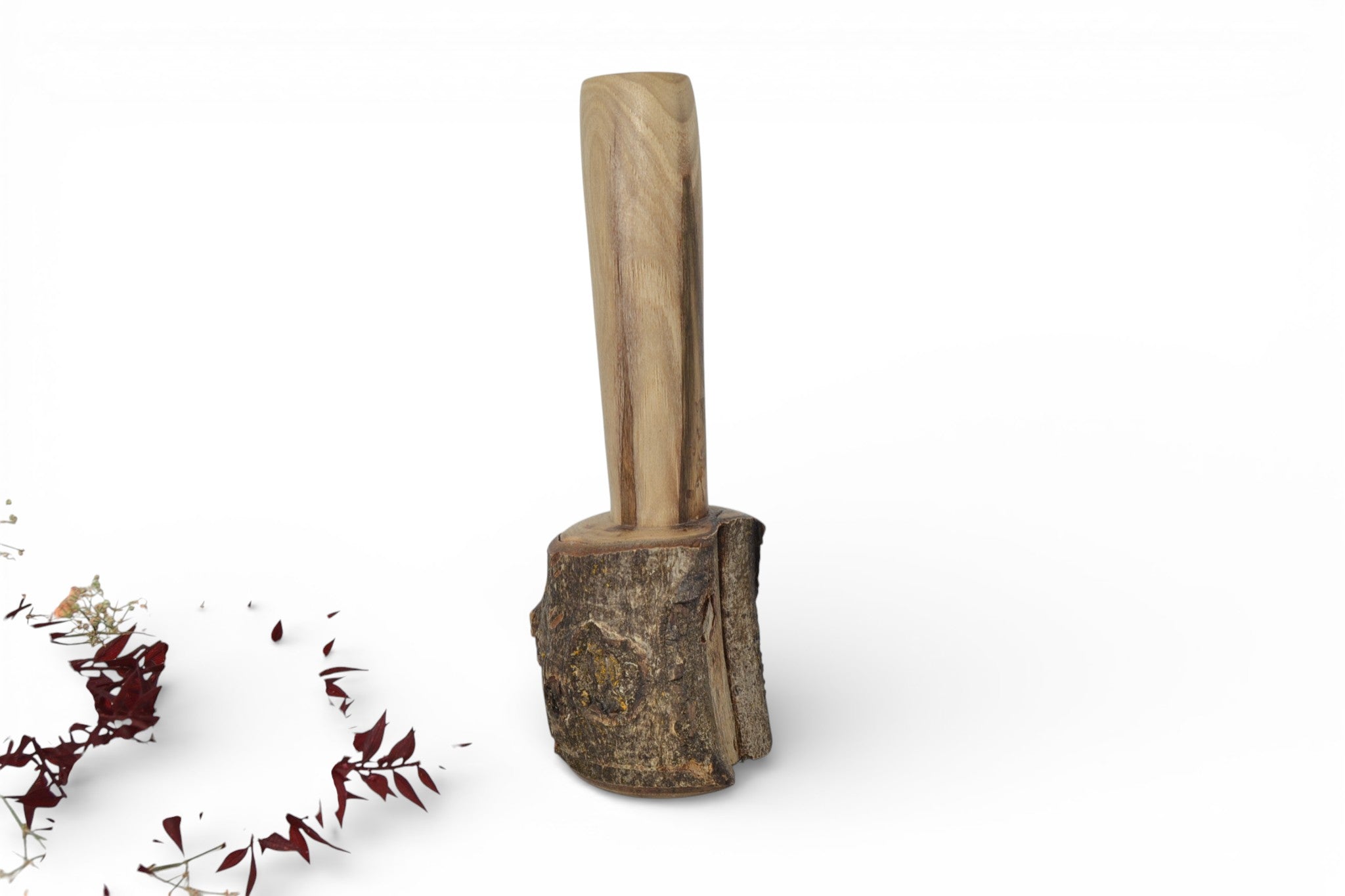 Holzvase aus Walnuss