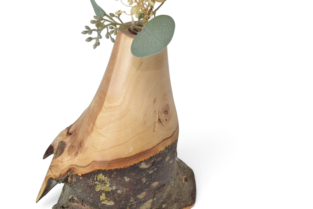 Holzvase Apfelholz