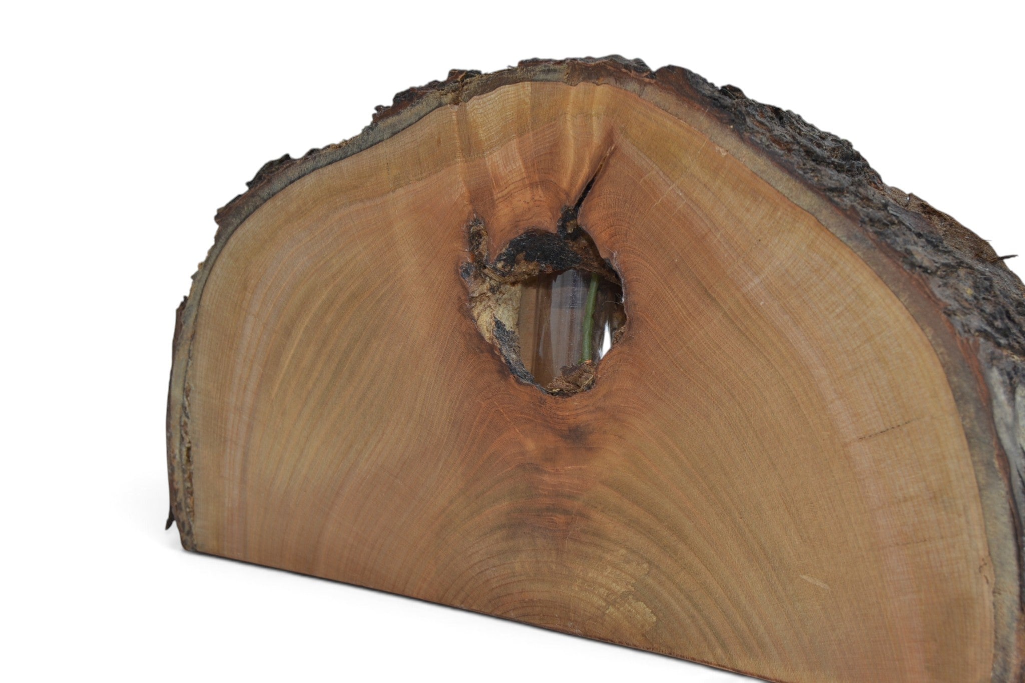 Holzvase aus Wildkirsche