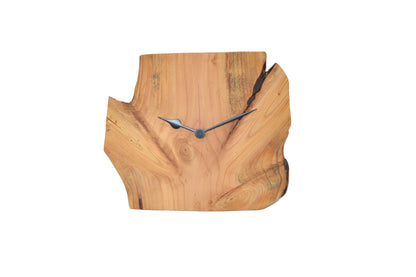 Holz Wanduhr aus Atlaszedern-Holz