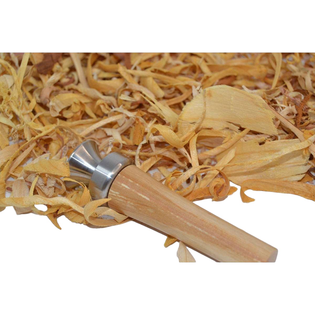 Holz Kapselheber Erle Handarbeit Edelstahl