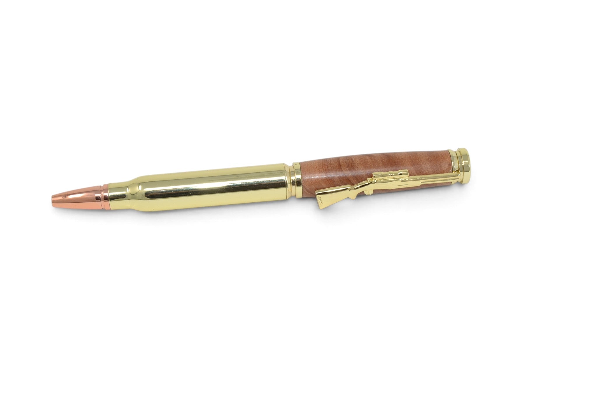 Holzkugelschreiber Gewehr aus Apfelholz