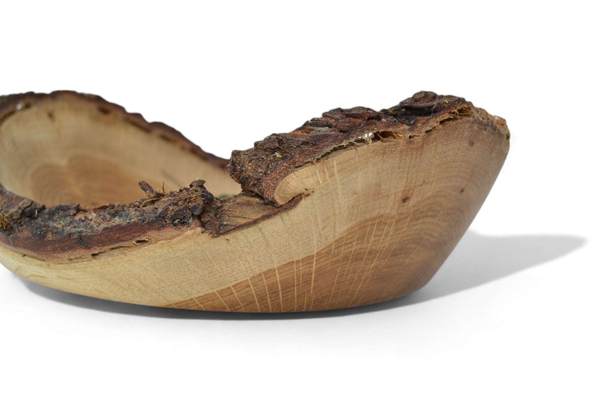 Naturrand Holzschale aus Eiche