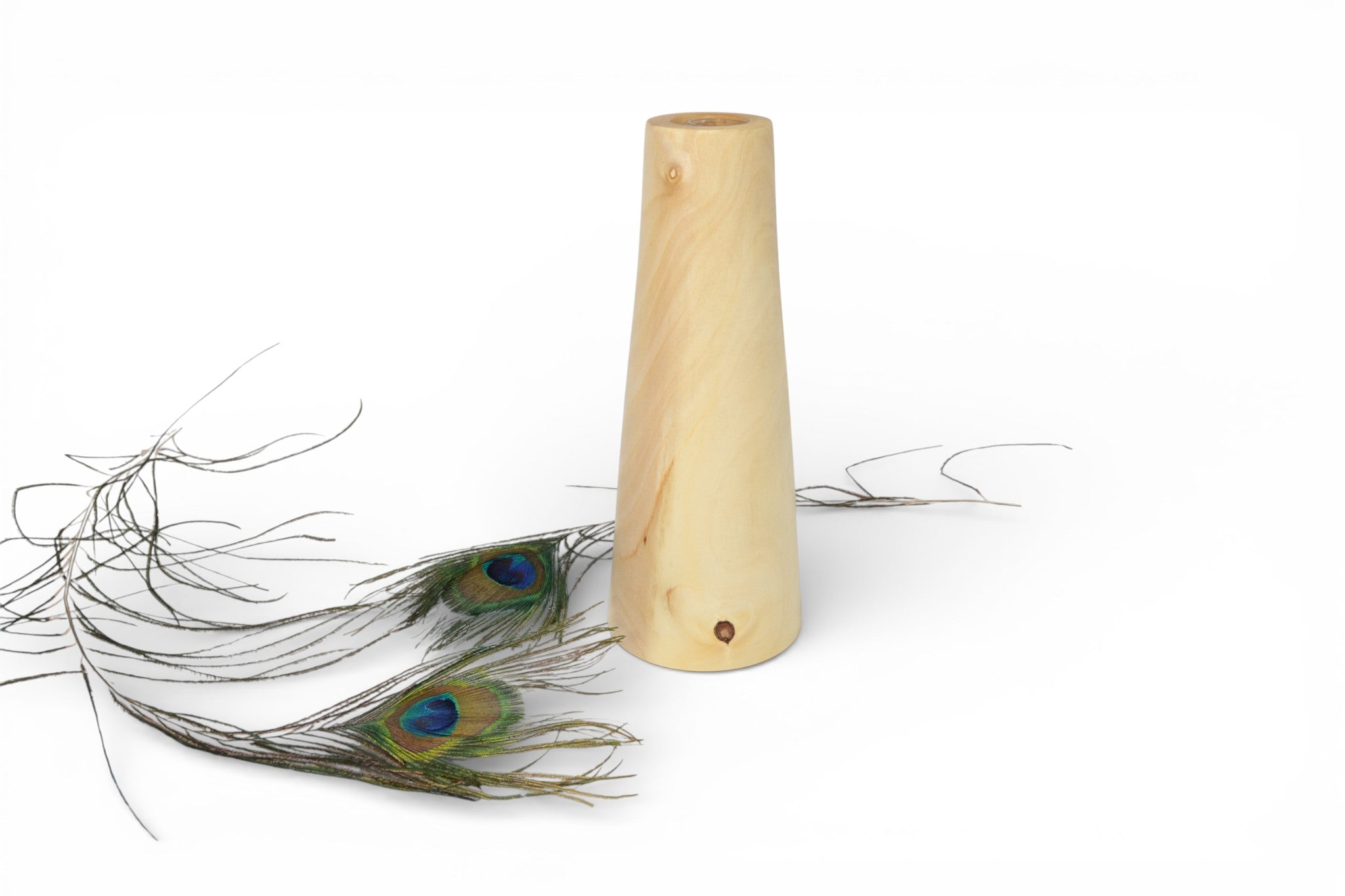 Vase aus Holz Rosskastanie 19 cm 