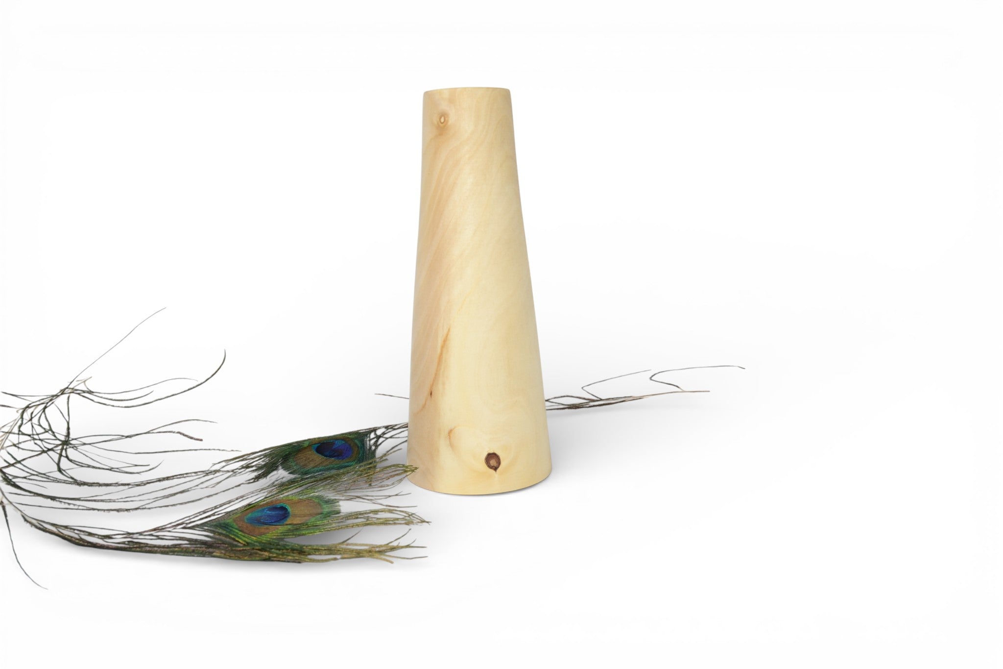 Vase aus Holz Rosskastanie 19 cm 