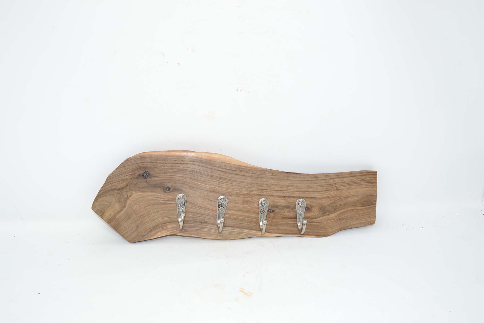 Holz Wandgarderobe aus Walnussholz