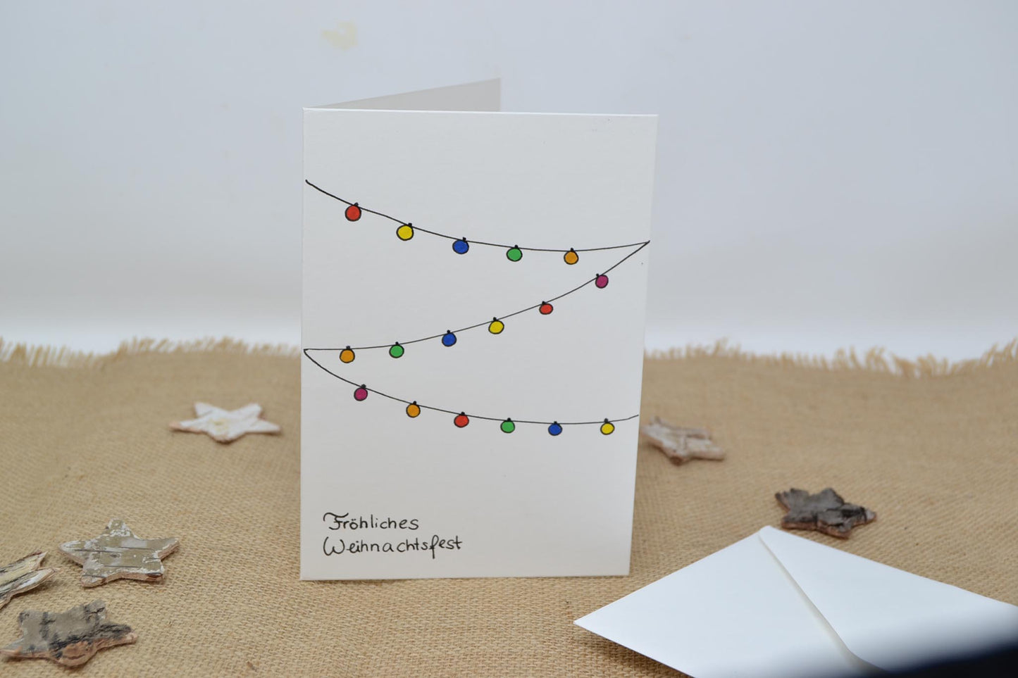 Weihnachtskarte Geschenkkarte "Fröhliches Weihnachtsfest"