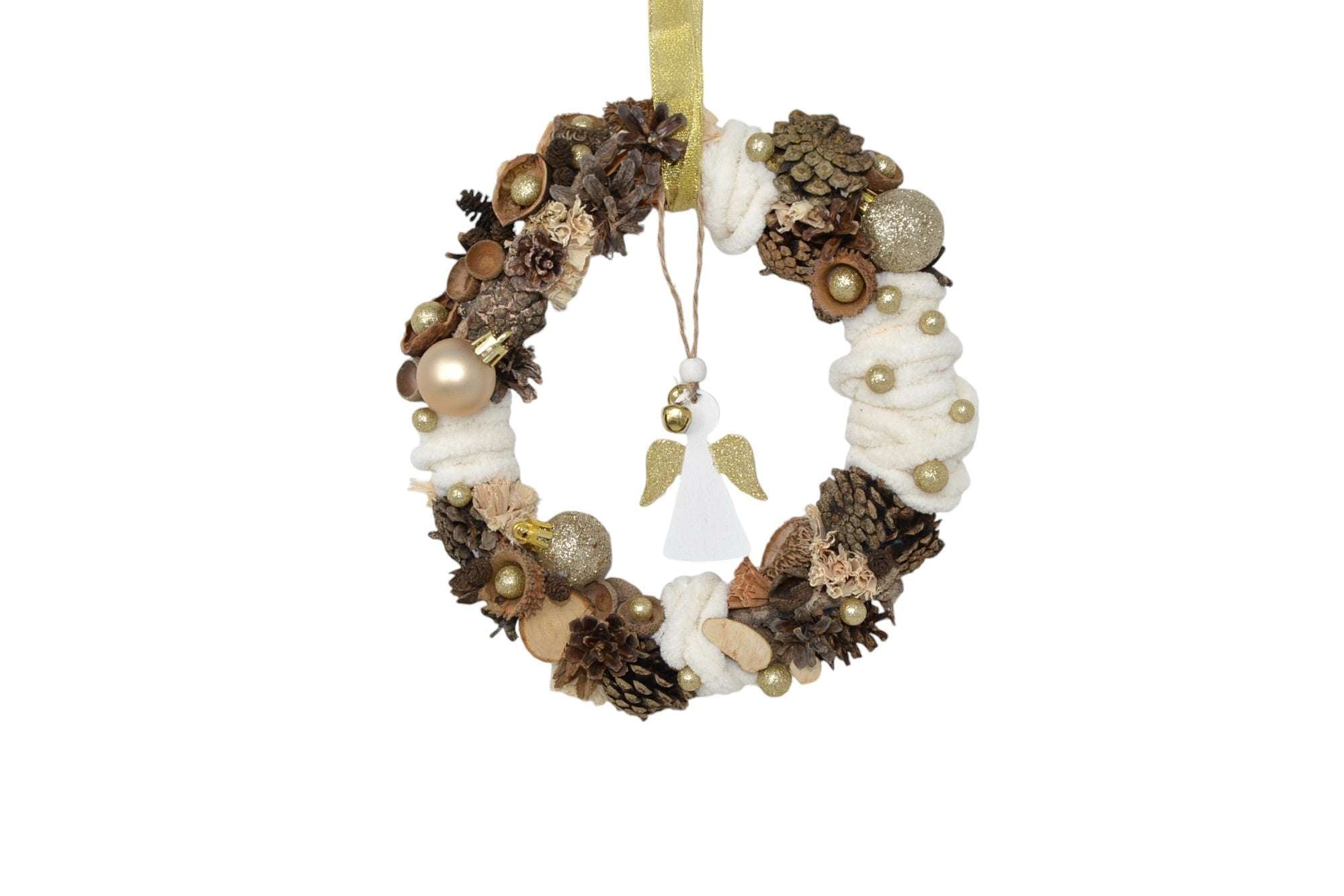 Weihnachtskranz mit Engel